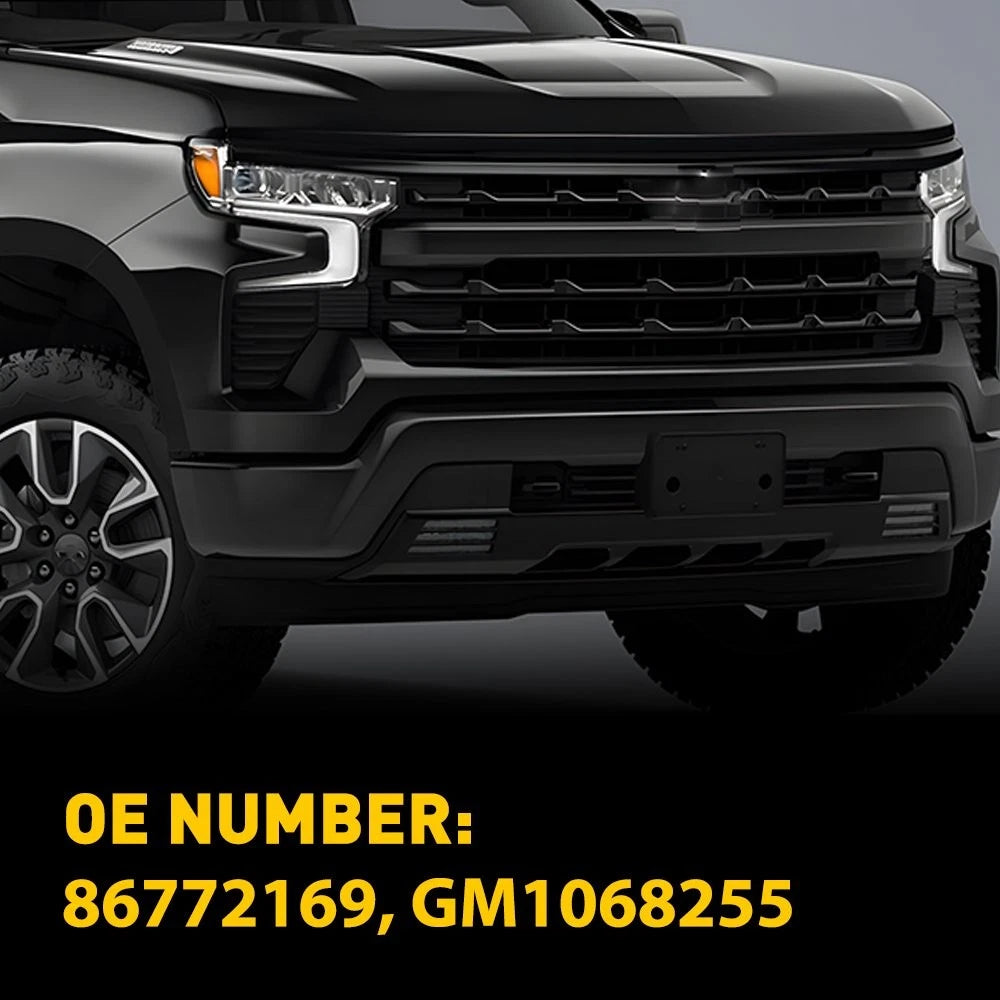 Front License Plate Holder Mount Bracket for Chevrolet Silverado 1500 (2022–2024)