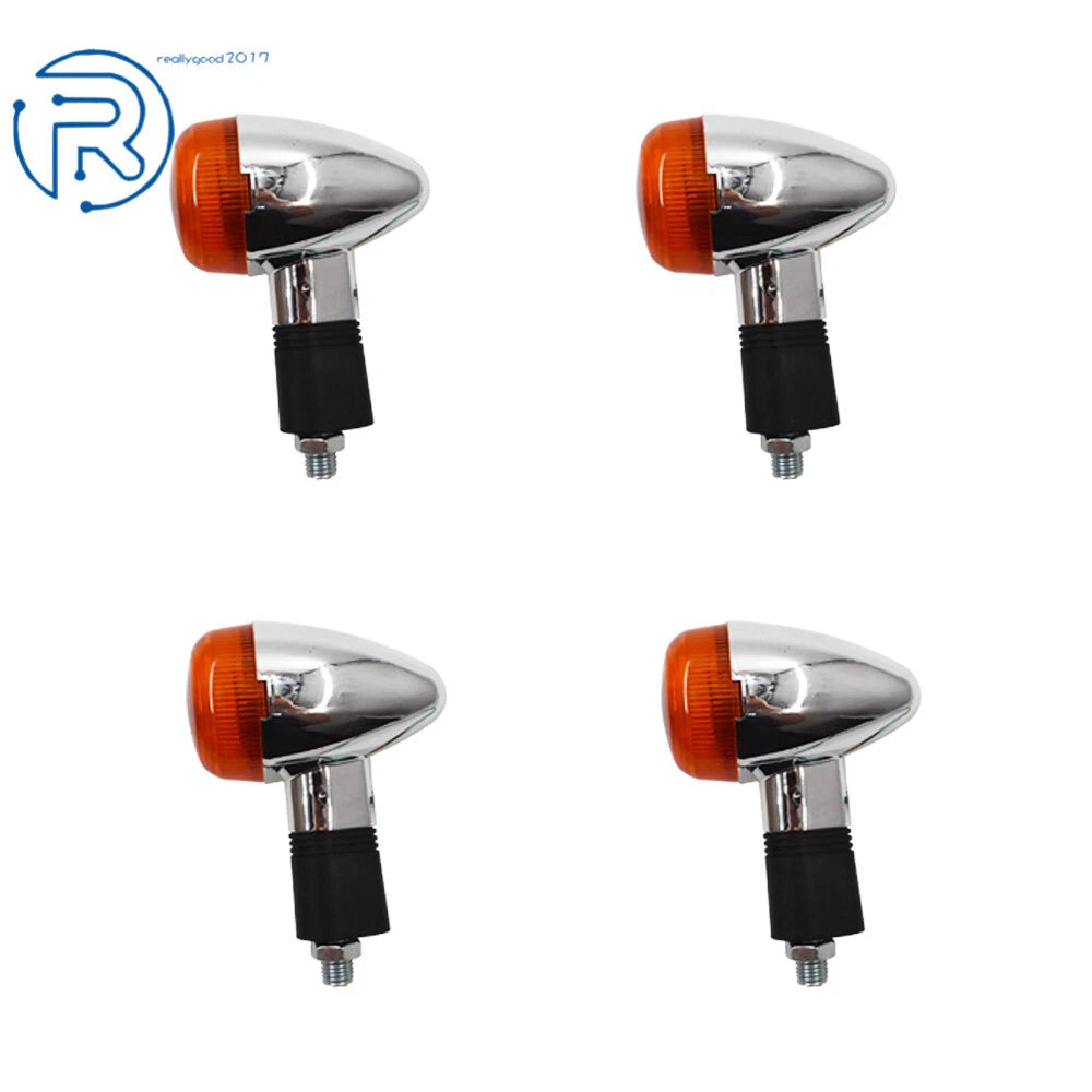 Set of 4 Turn Signal Lights for Honda Shadow Aero 600 1100 Spirit (1999–2009)