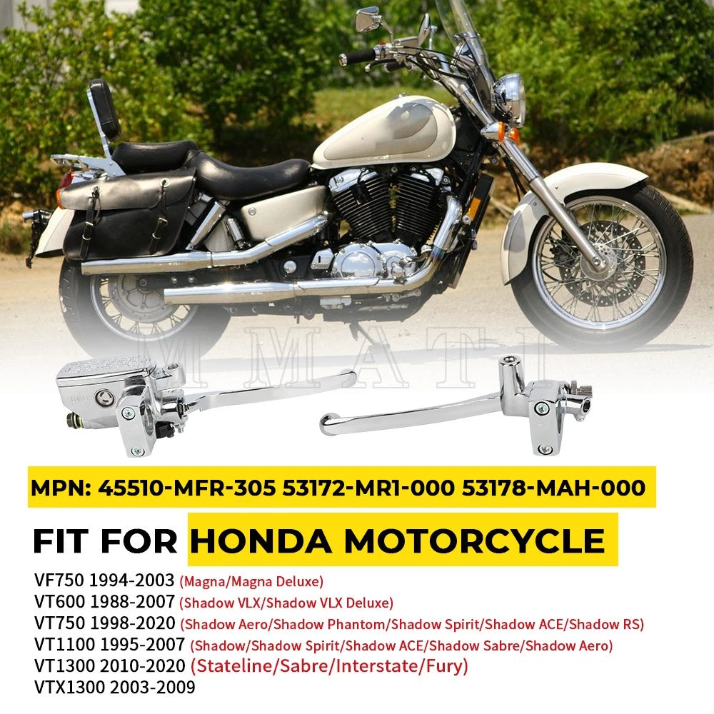 Brake Master Cylinder & Clutch Lever for Honda VT1300 Interstate (2010–2015)