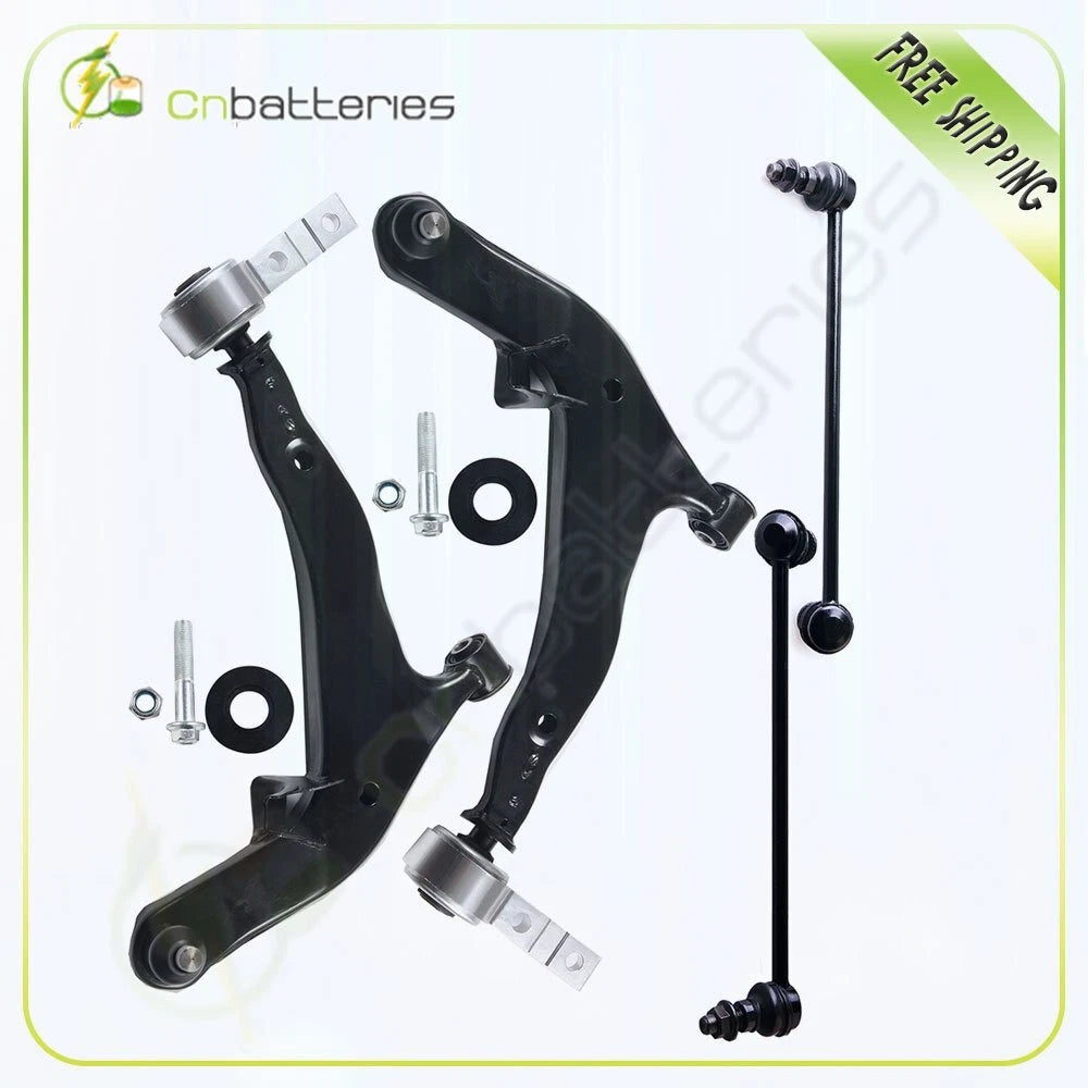 Set of 4 Suspension Control Arm Ball Joint Sway Bar Links for Nissan Murano (2003–2007)