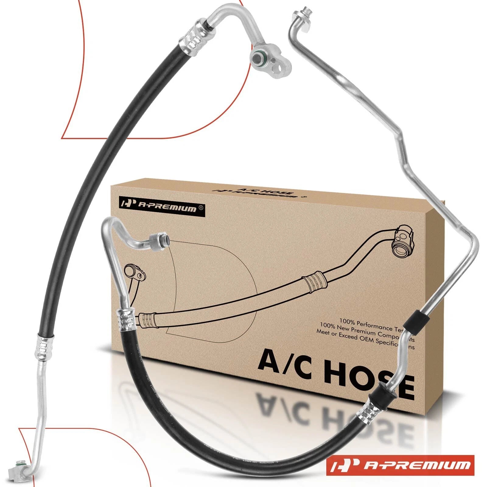 2X A/C Suction & Discharge Line Hose for Mitsubishi Lancer (2002–2007)