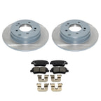 DuraGo Rear Rotors & Bosch QuietCast Ceramic Disc Brake Pads Kit for Azera Sonata (2006–2015)