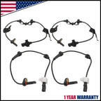 Set of 4 ABS Wheel Speed Sensors for Honda Accord (2008–2012)