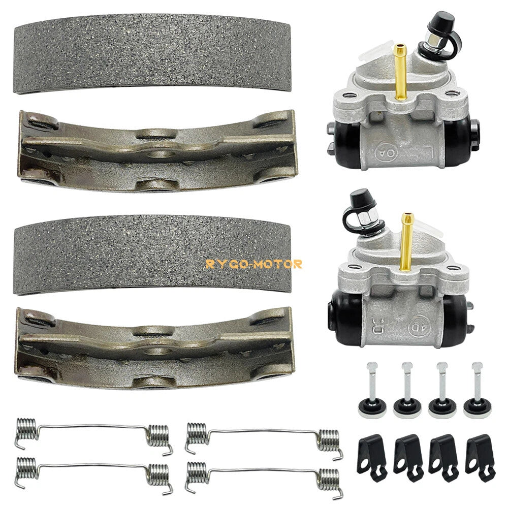 Front Brake Wheel Cylinders W/Shoes for Honda TRX300 FourTrax 1988–1992