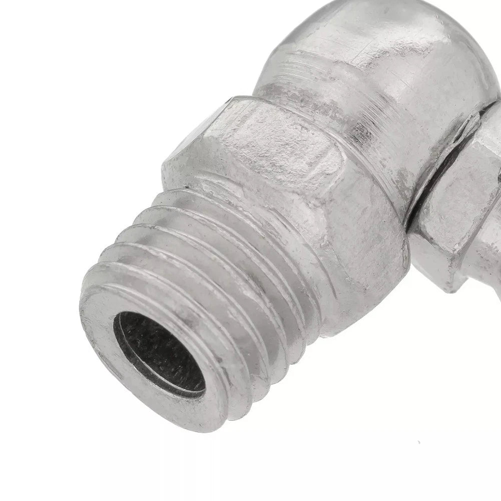 Pack of 5 M8 x 1mm Grease Nipples for Metric Applications (90 Degree)