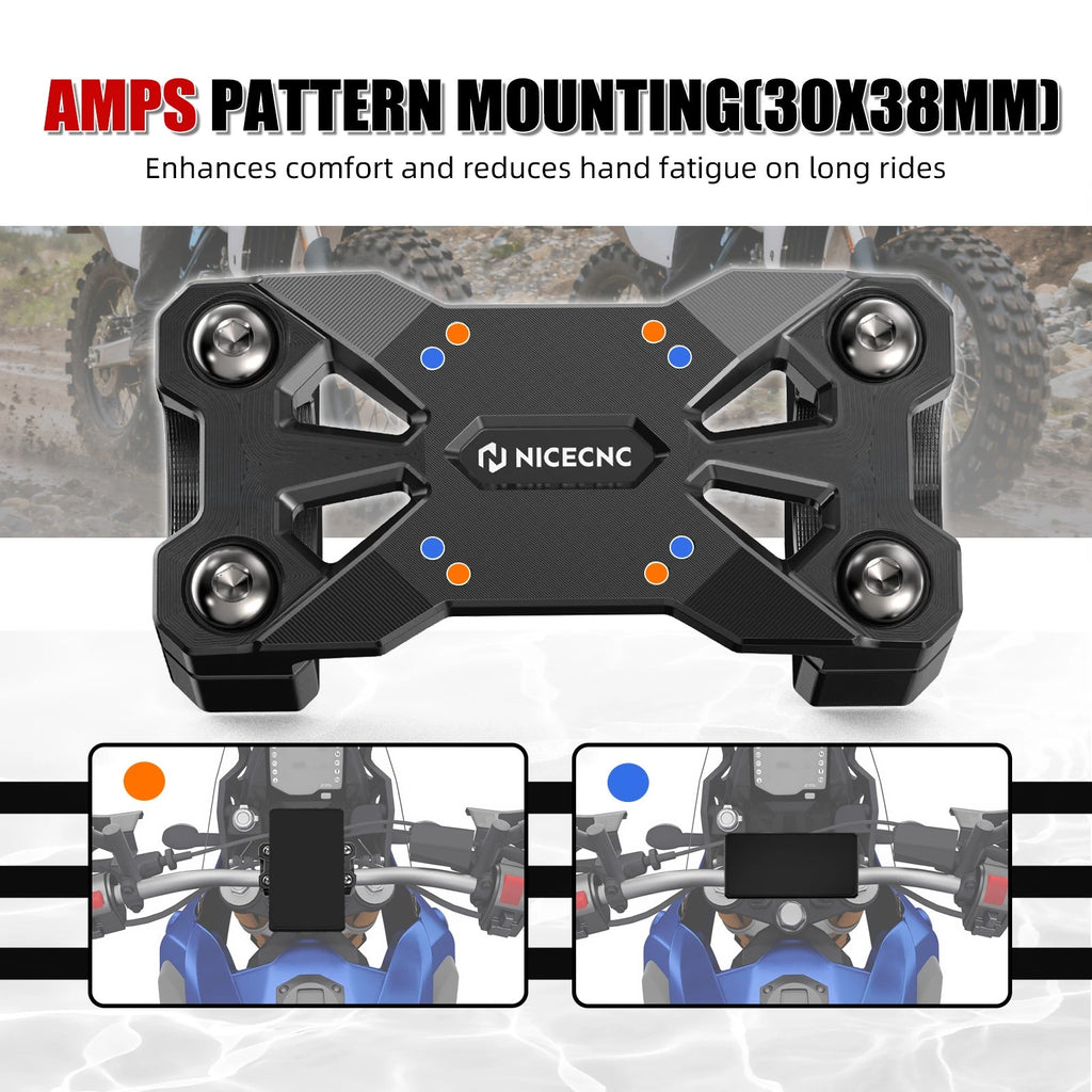 Handlebar Risers Mount Clamp for Honda CRF1100L Africa Twin (2020–2025)