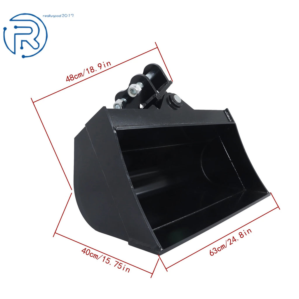 600mm Tilting Bucket for 1 Ton Hydraulic Excavator