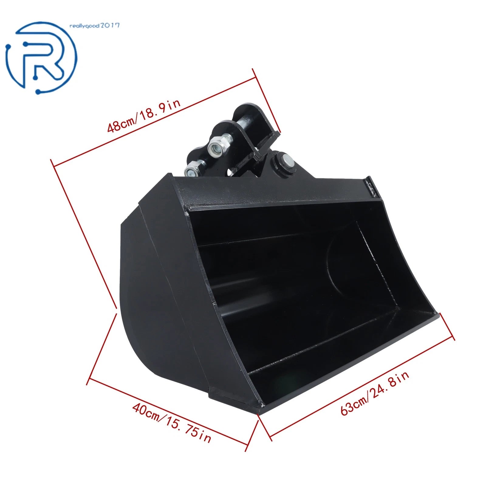 600mm Tilting Bucket for 1 Ton Hydraulic Excavator