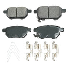 Rear Brake Kit for Lexus CT200h (2011–2017) - 259mm Disc Rotors, Akebono Pads