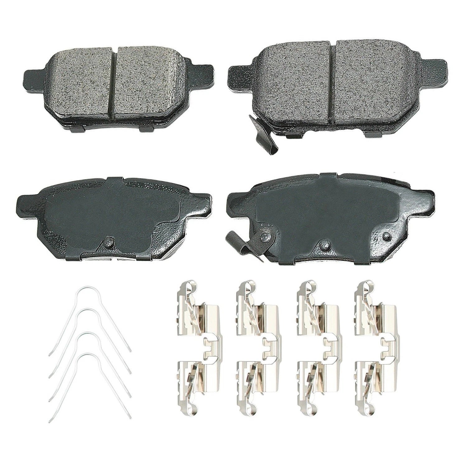 Rear Brake Kit for Lexus CT200h (2011–2017) - 259mm Disc Rotors, Akebono Pads