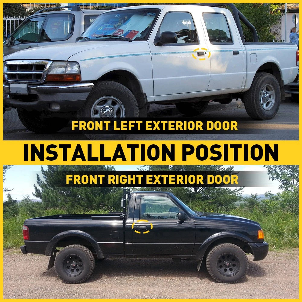 Exterior Door Handle for Ford Ranger (1998–2011) Front Driver/Passenger Side