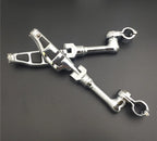 Chrome 1" Flat End Footrest for Harley Sportster 883 1200 (2004–2023)