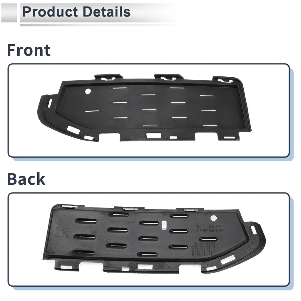 1 Pc Fog Light Grill for BMW 5 Series (2018–2020) No. 51118068341