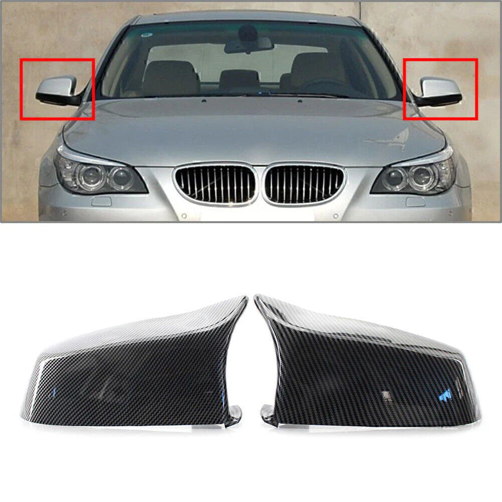 Carbon Fiber Rear View Mirror Covers for BMW 5 Series (2011-2017)