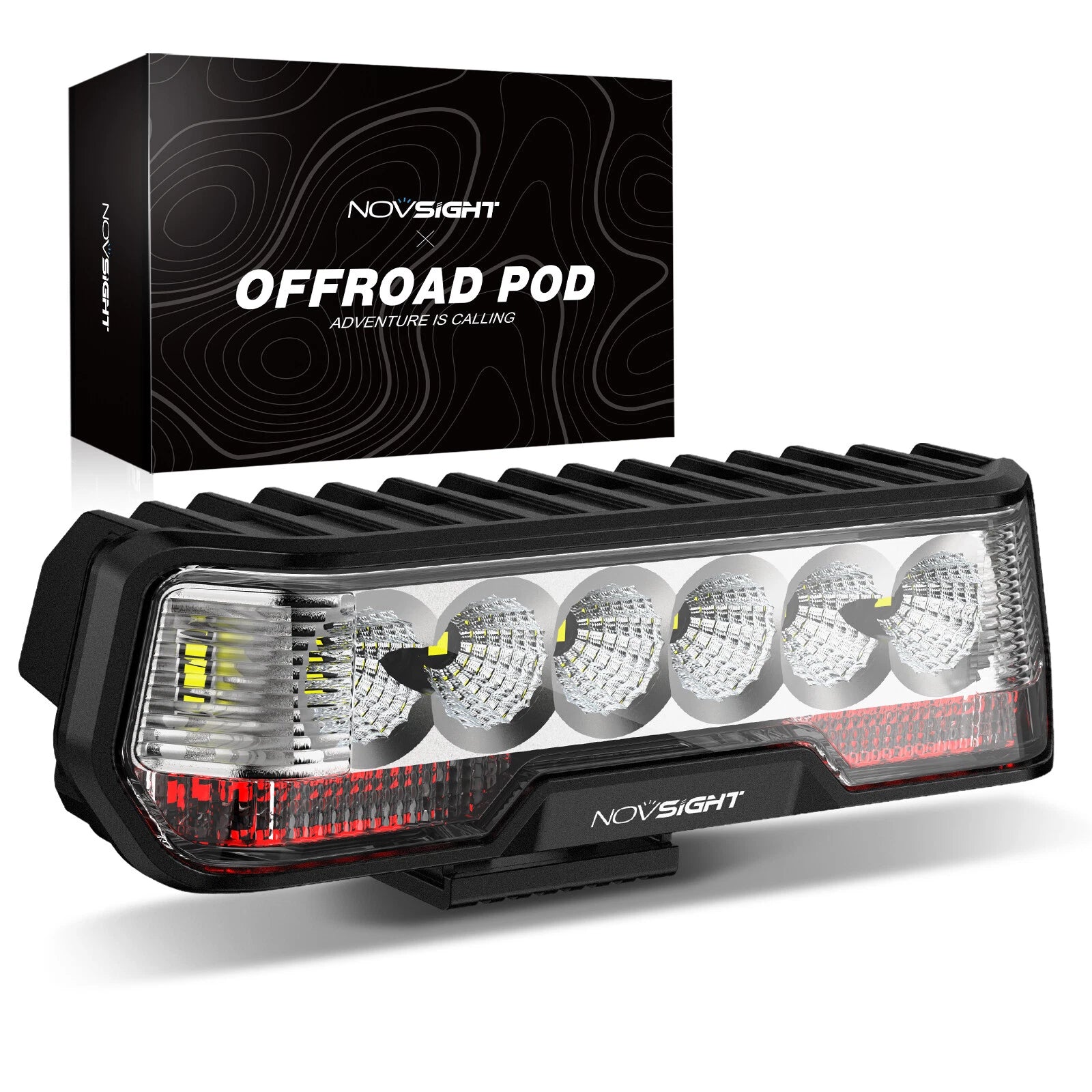 6'' LED Reverse Brake Bar Lamp for NOVSIGHT Rock Series