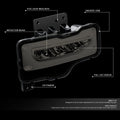 Chrome Smoked Fog Lights for GMC Sierra 1500 (2016–2018)