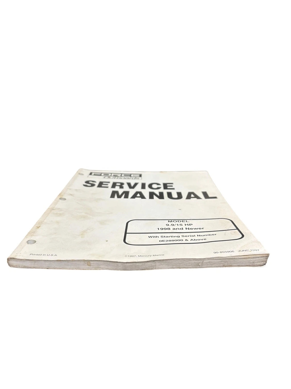 Service Manual for Force Outboards 9.9/15 HP (1998–Present) 90-855906