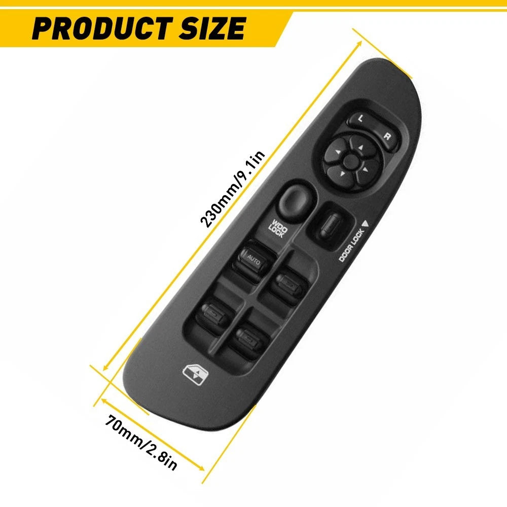 Set of 2 Window Switch Panels for Dodge Ram 1500 2500 3500 (44602)