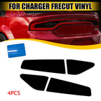 Smoked Headlight Tint Overlay for Dodge Charger (2015–2021)