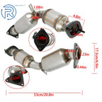 2X Catalytic Converter Set for Infiniti Q40 Q50 Q60 3.7L (2014–2015)