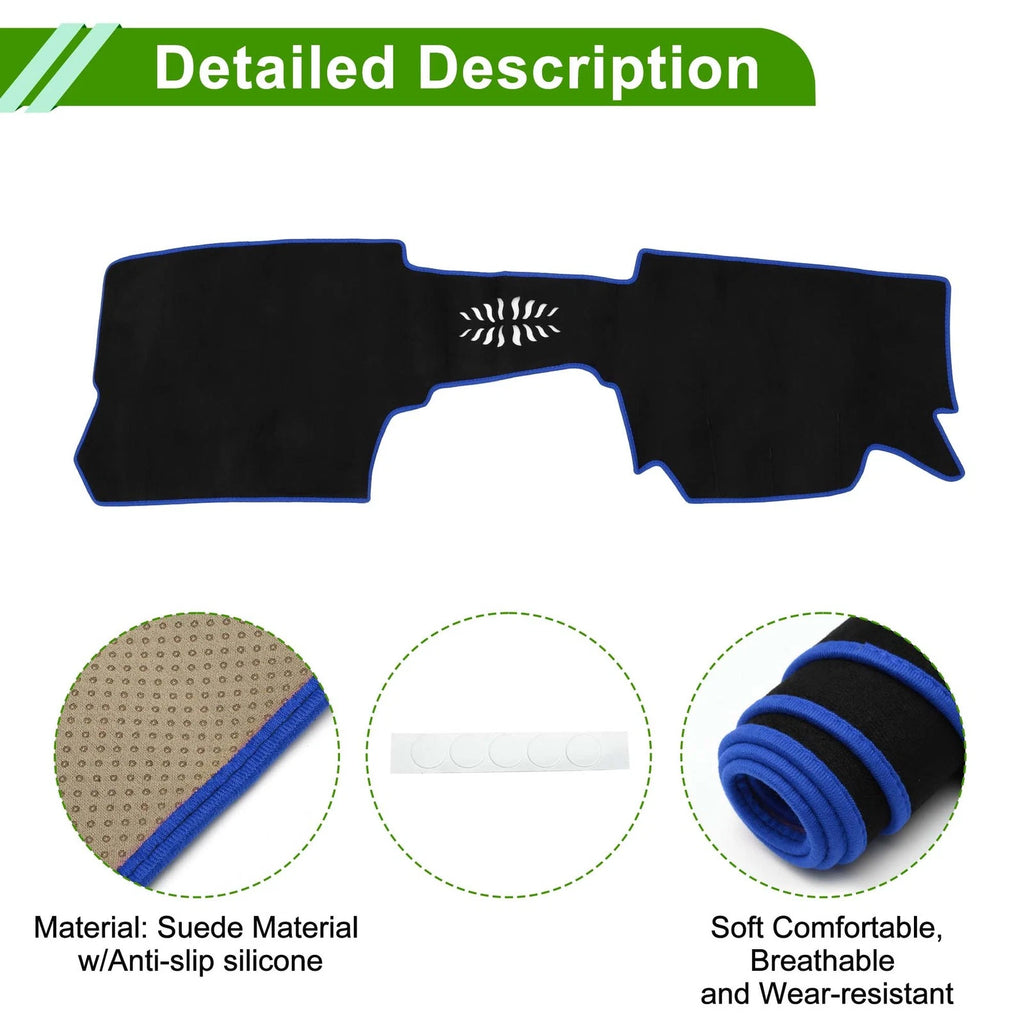 Dashboard Cover Mat for Mazda CX-30 (2020–2024) Black Blue Sun Protector