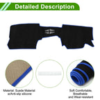 Dashboard Cover Mat for Mazda CX-30 (2020–2024) Black Blue Sun Protector