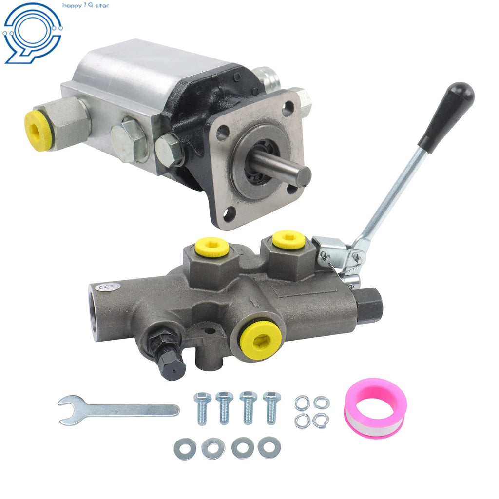 2X 16 GPM 2 Stage Pump and 25 GPM Auto Detent Valve Log Splitter Kit