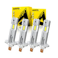 Set of 4 10000K LED Headlight Bulbs for H1
