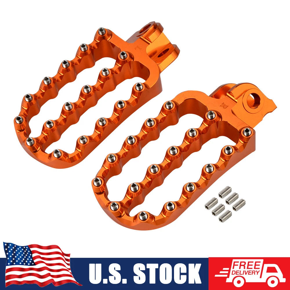 Set of 2 Wide Foot Pegs for KTM 1290 Super Adventure R S T (2015–2023)