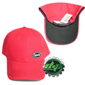 Peterbilt Snapback Hat with Red Side Crown Logo for Peterbilt Trucks (All Years)