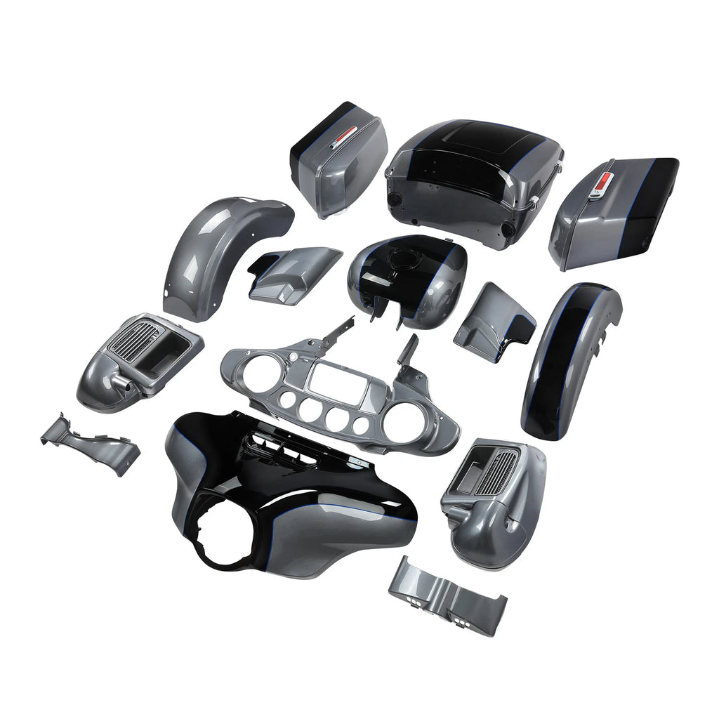 Fairings Body for Harley Electra Glide (2014–2024) Gauntlet Gray Metallic/Vivid Black