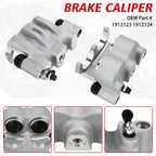 Front Brake Calipers & Pads for Polaris Ranger 700 (2008–2009), Ranger EV (2010–2021)