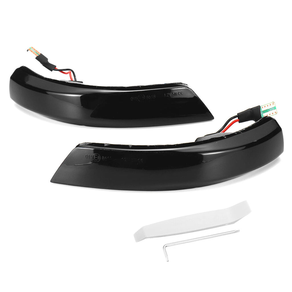 2X Dynamic LED Side Mirror Turn Signal Light for Ford Focus (2005–2018)