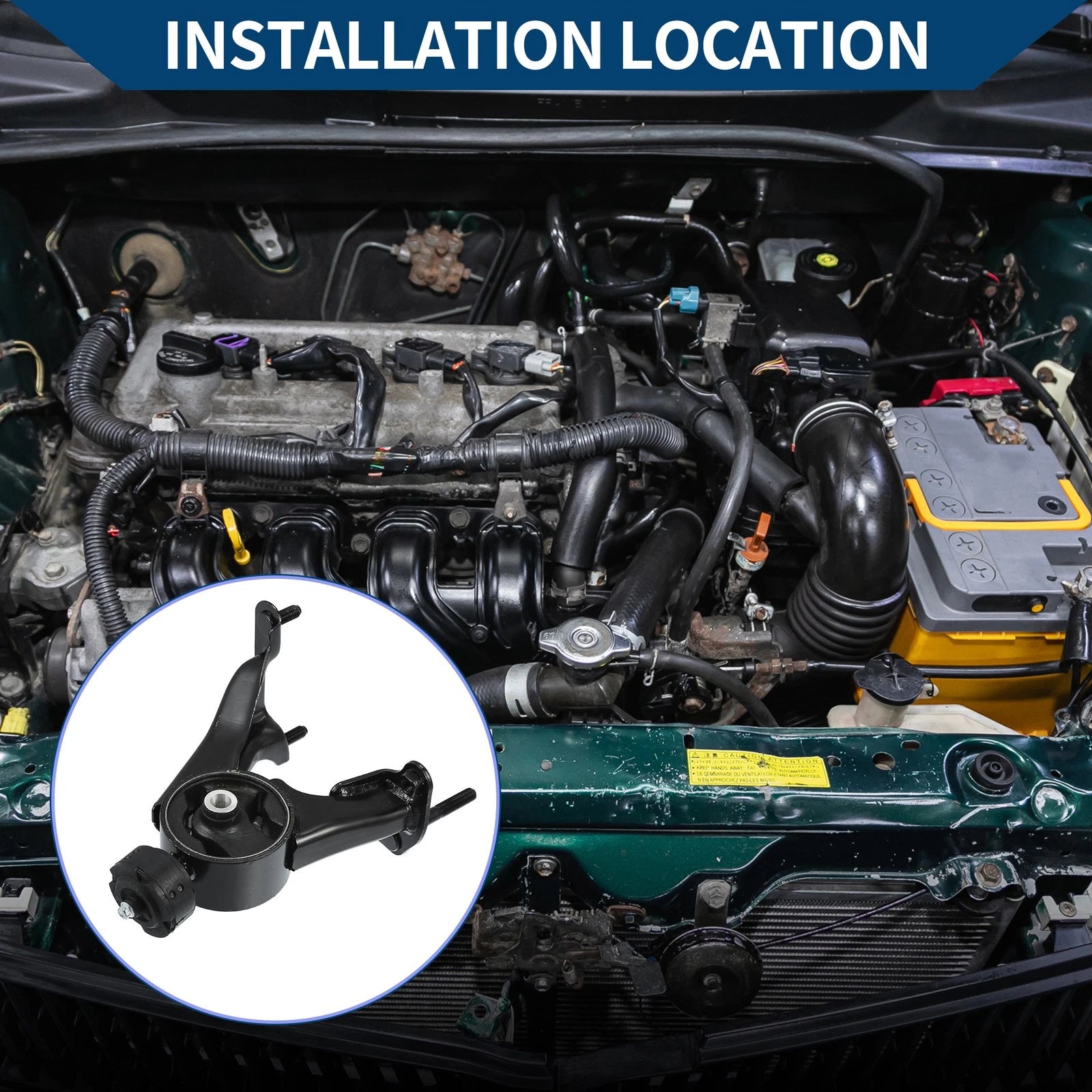 Rear Engine Motor Mount for Toyota Corolla 2.4L (2009–2013)