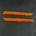 Orange Reflector Saddle Bag Latch Cover for Harley Touring Road King Glide (2009-2023)