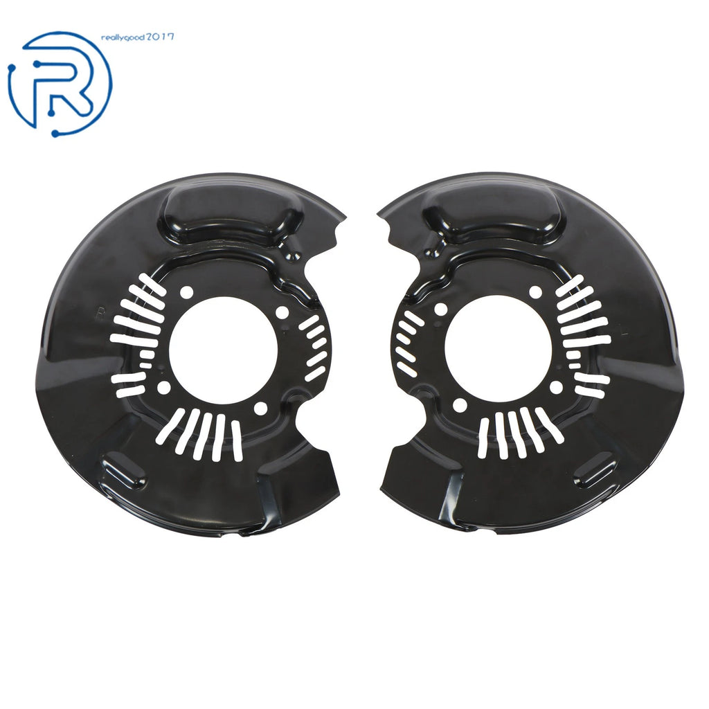 Pair of Front Brake Dust Shields for Toyota Tacoma (2005–2023)