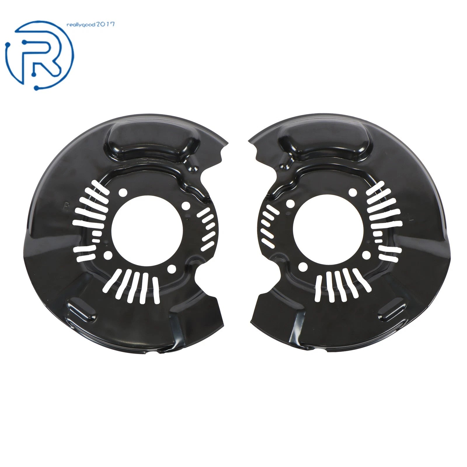 Pair of Front Brake Dust Shields for Toyota Tacoma (2005–2023)
