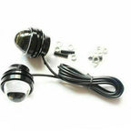 2 x LED White Fish Eye Car DRL 15W Projector Lens Fog Lamps Daytime Running Light