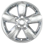 Wheel Skin Covers Set of Four Chrome ABS for 2013-2018 Dodge Ram 1500