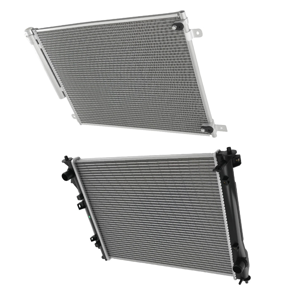 Aluminum Radiator and Condenser for Honda Civic (2016–2019)