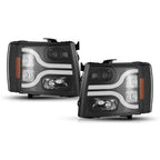 Projector LED Headlights for Chevy Silverado 1500 2500 3500 HD (2007–2013)