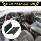 1 Pair Carbon Fiber Door Panel Handle Covers for Ford F-150 (2021–2024)