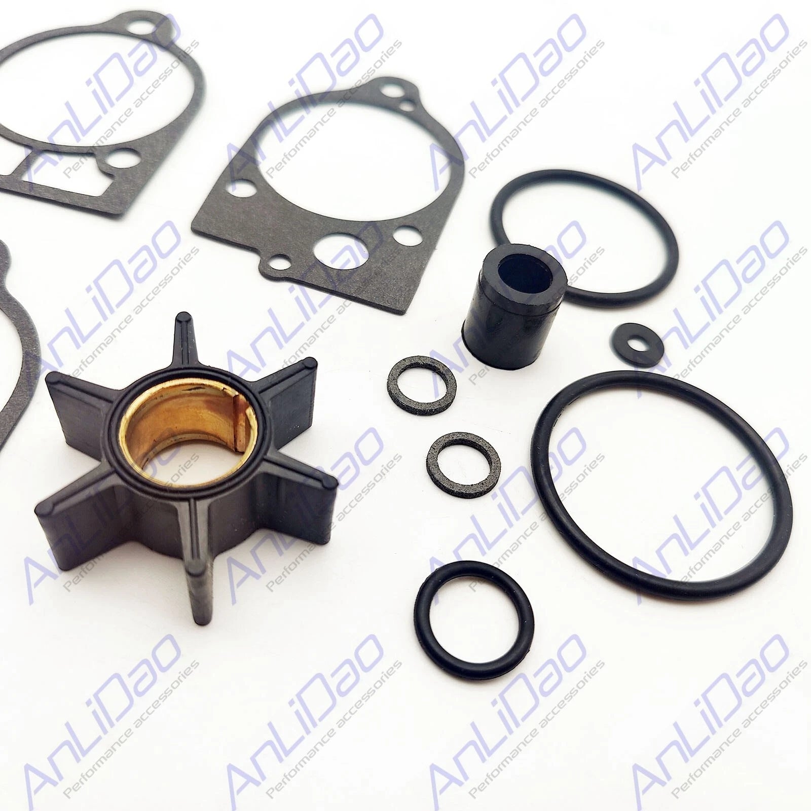 Water Pump Impeller Kit for Mercury Mariner (30-70) (Part # 47-89983Q1, 89983T2)