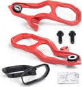 Set of 2 Red Tow Hooks for Ram 1500 DT (2019–2022) W/ Hardware Heavy Duty