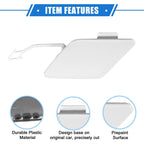 Rear Bumper Tow Hook Eye Hole Cover Cap for BMW 3 F30 White (2012-2015)