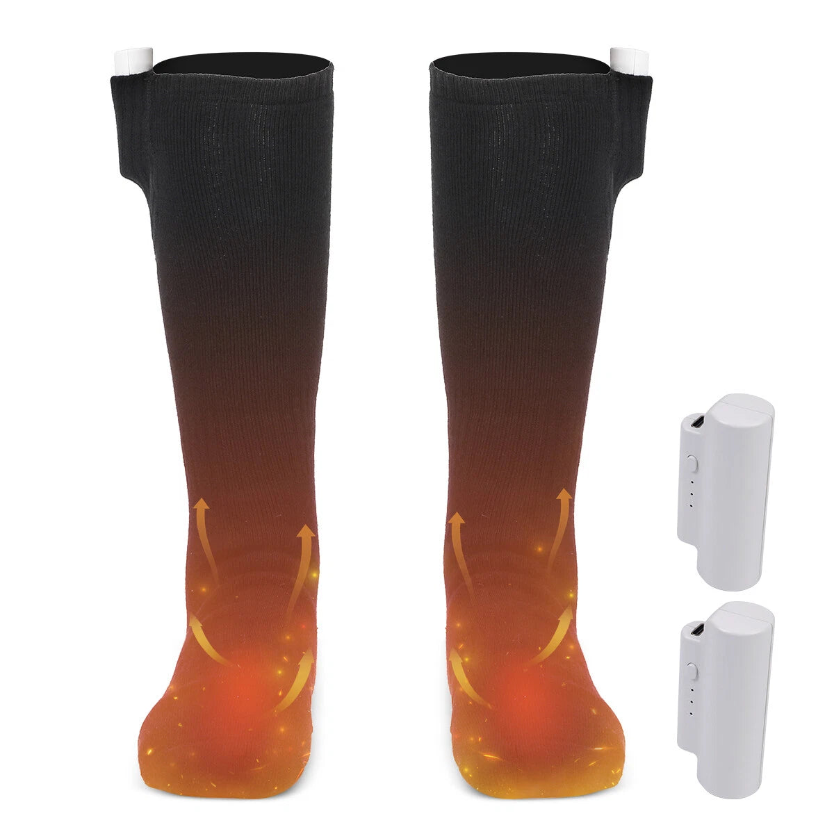 Rechargeable Heated Socks for Winter - 3.7V Battery Foot Warmer