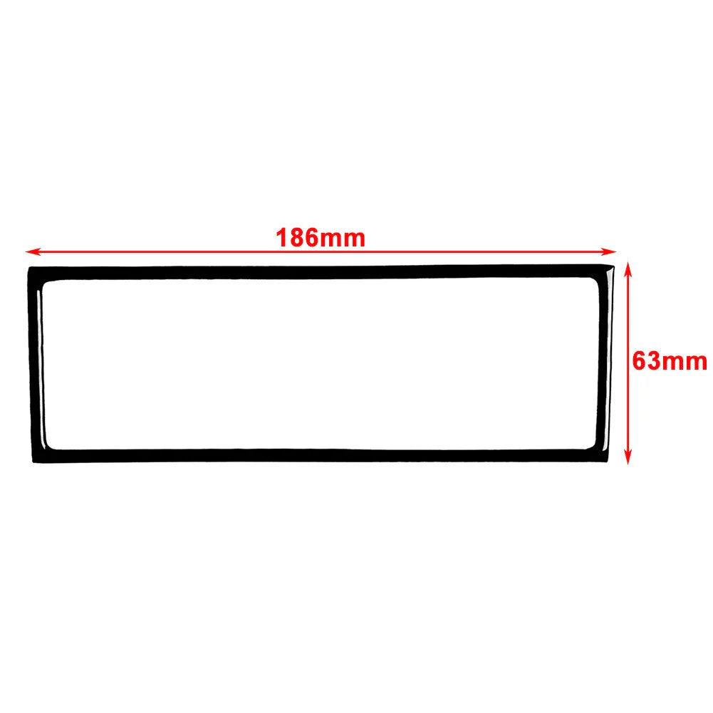 Black Center Console Storage Box Cover Trim for BMW 3 Series (1991-1999)