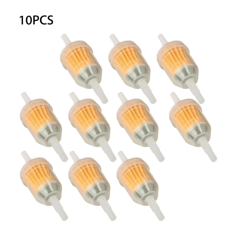 10Pcs Inline Fuel Filter for Small Engine Lawn Mower (6mm/8mm)