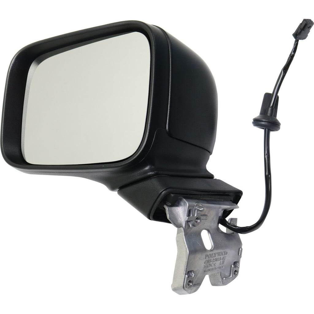 Set of 2 Mirrors for Jeep Renegade (2015–2018) with Signal Light Black