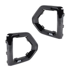 Set of 2 Black Fog Light Outer Bezel Covers for GMC Sierra Denali (2019–2021)